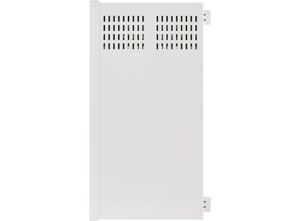Strømforsyning i skap, 24Vdc, 10A plass til 2x18h batteri (medfølger ikke)