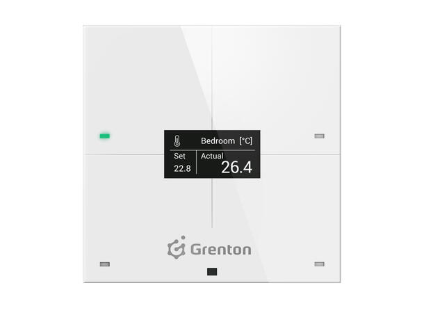 Smart Panel OLED, 4B, TF-bus - hvit Grenton
