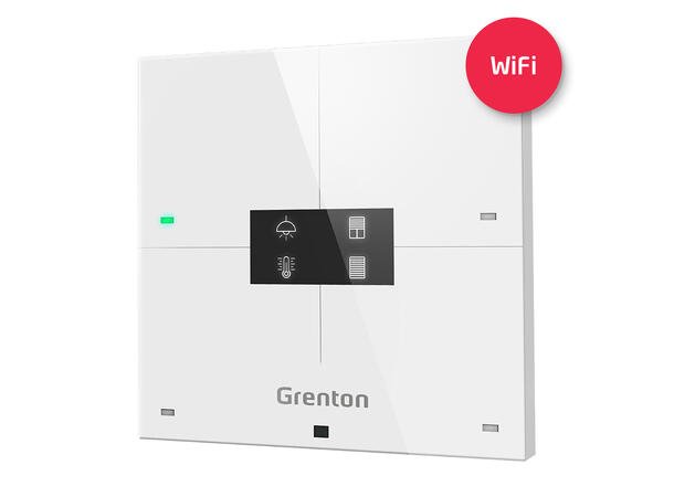 Smart Panel OLED, 4B, WiFi - hvit Grenton