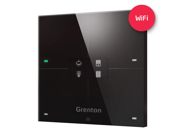 Smart Panel OLED, 4B, WiFi - sort Grenton