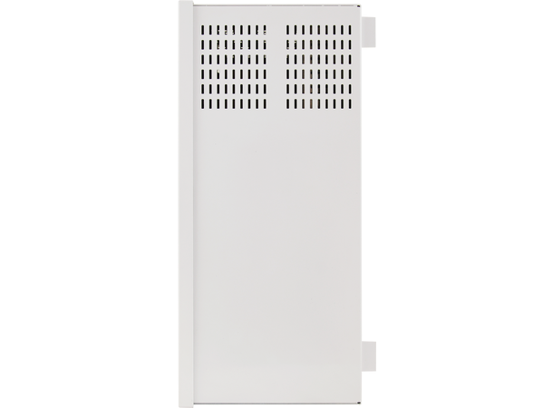 Strømforsyning i skap, 24Vdc, 10A plass til 2x18h batteri (medfølger ikke)