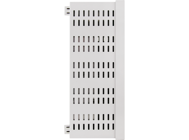 Strømforsyning i skap, 12Vdc, 2A plass til 7-9Ah batteri (medfølger ikke)